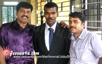 Jeevan Manoj Joby Marriage Reception Snaps